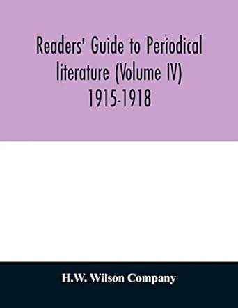 Reader's Guide to Periodical Literature